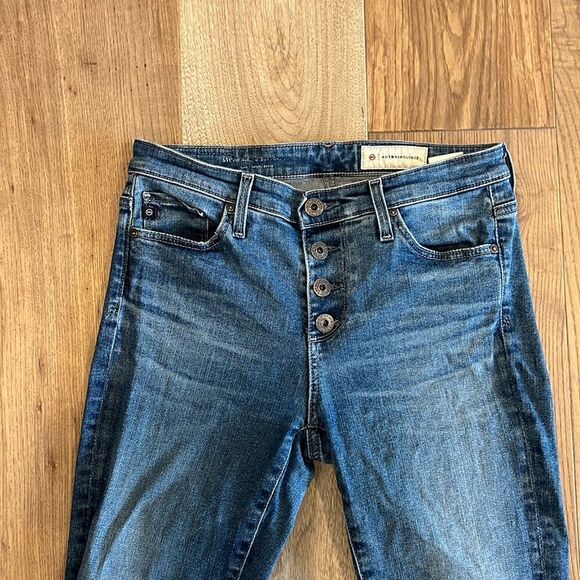 AG/Anthropologie Stevie Ankle Button Up Jeans - Picture 2 of 7